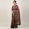 Royal Crimson Banarasi Silk Saree
