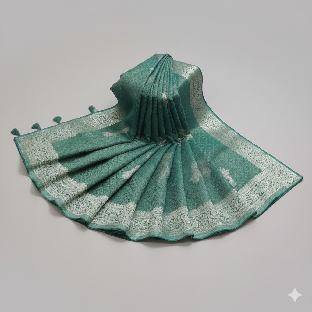 Satin Saree - Image 2